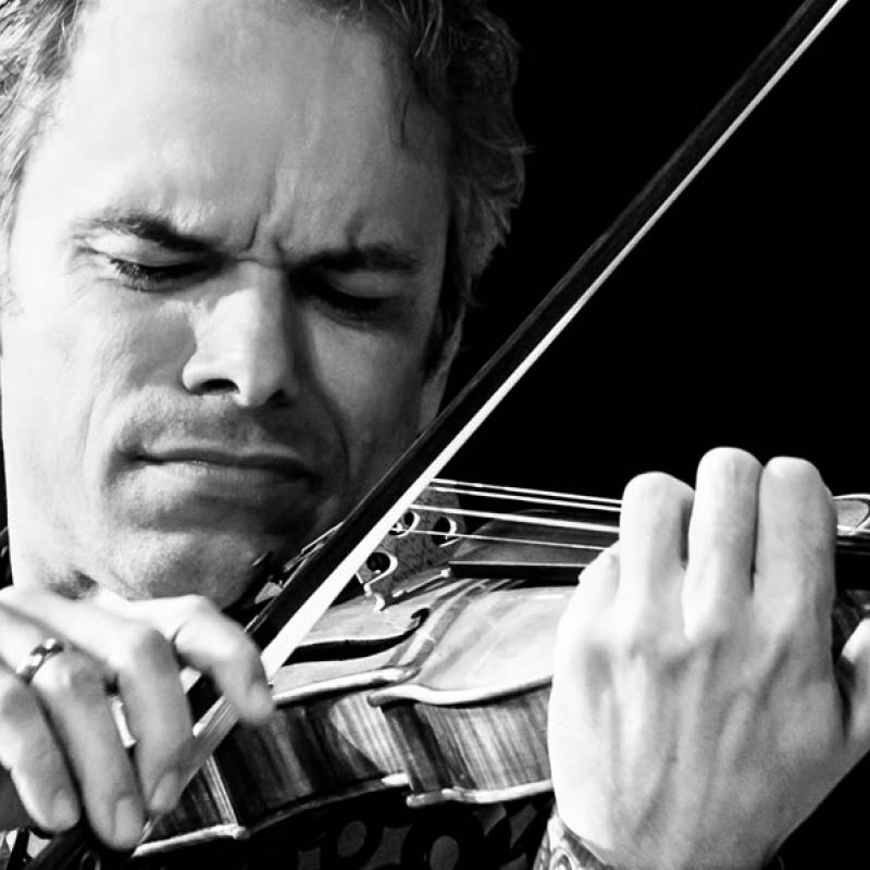 Benjamin Schmid Porträt mit Violine